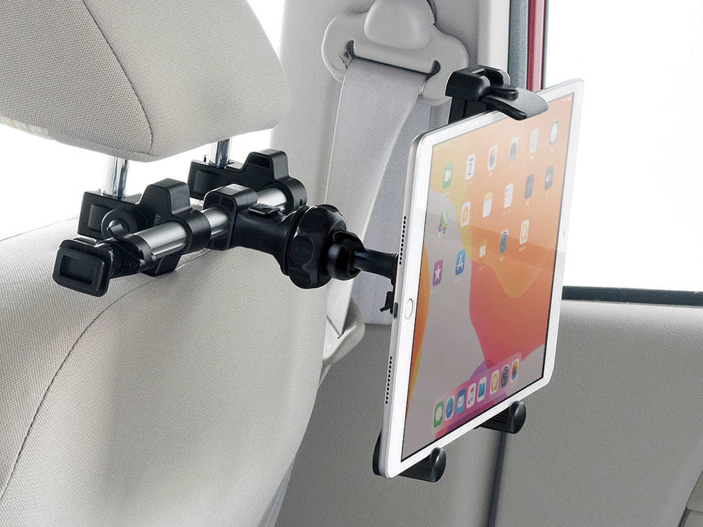 サンワサプライ 後部座席にタブレットが設置できる車載ホルダー エルミタージュ秋葉原