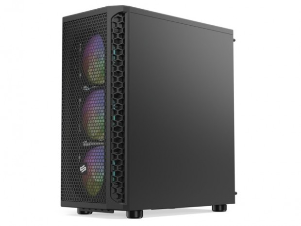 高エアフロー設計の小型ミドルタワー、SilentiumPC「Signum SG1V Evo TG ARGB」