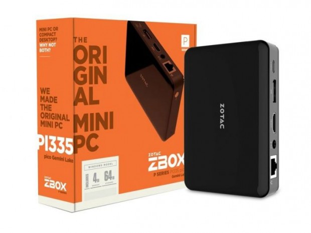 ZOTAC、持ち運びできるポケットサイズPC「ZBOX PI335-GK」