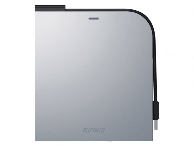 バッファロー、4色から選べるWケーブル搭載BDXL対応ポータブルBlu-rayドライブ
