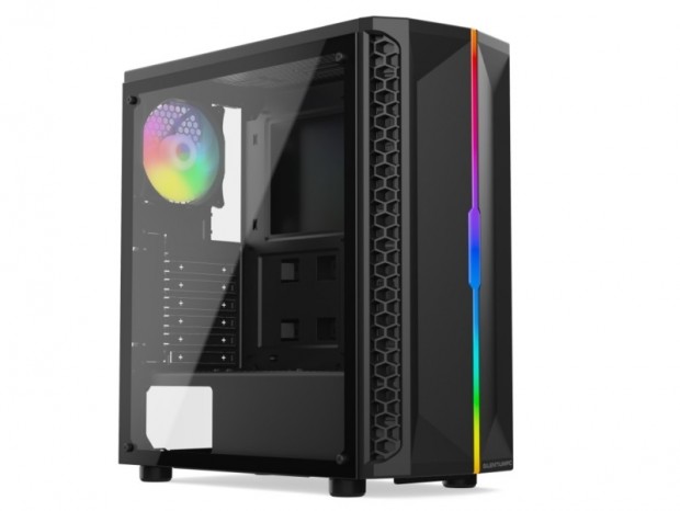 ARGBイルミネーションと強化ガラス採用のミドルタワーPCケースがSilentiumPCから