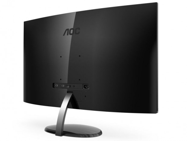 3辺フレームレスデザインの31.5型4K曲面液晶、AOC「CU32V3」