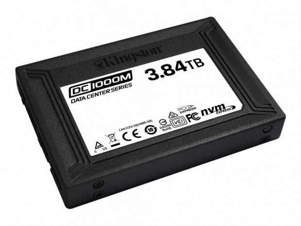 電源損失保護機能を備えたNVMe U.2 SSD、Kingston「DC1000M U.2」