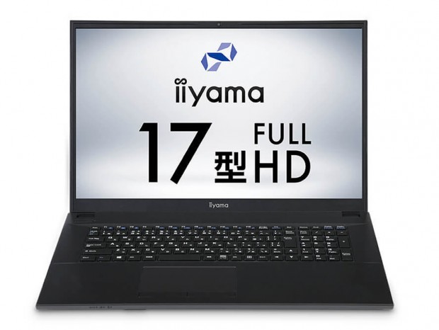 Celeron 4205U搭載の17型フルHD液晶ノートがiiyamaPCから