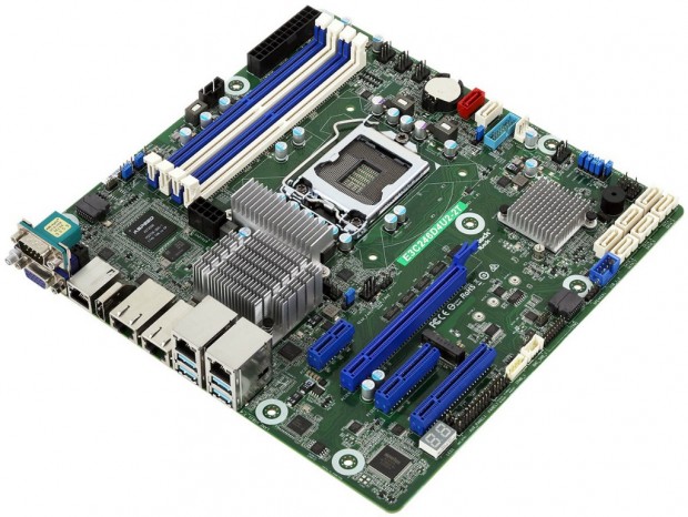 デュアル10G LAN搭載のXeon E-2200向けMicroATX、ASRock Rack「E3C246D4U2-2T」