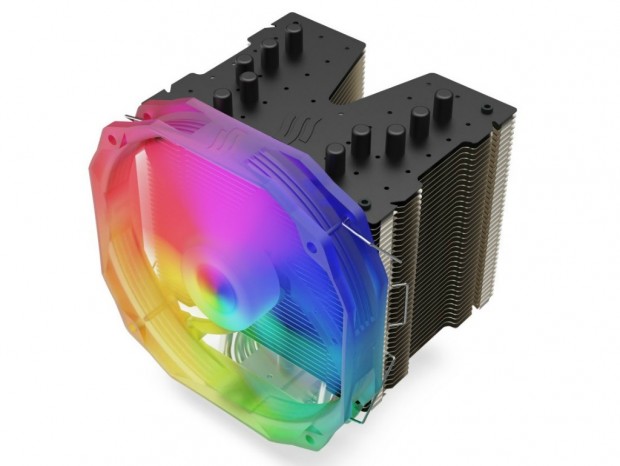 140mm ARGBファン搭載の高冷却サイドフロー、SilentiumPC「Fortis 3 EVO ARGB」
