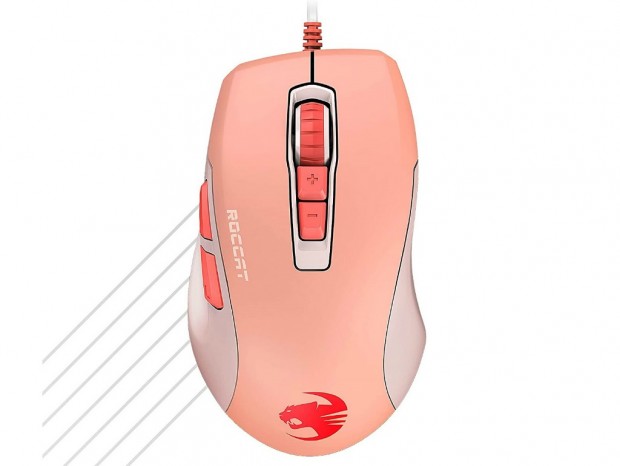 ROCCATの小型・軽量ゲーミングマウス「KONE PURE ULTRA」に新色ピンク登場