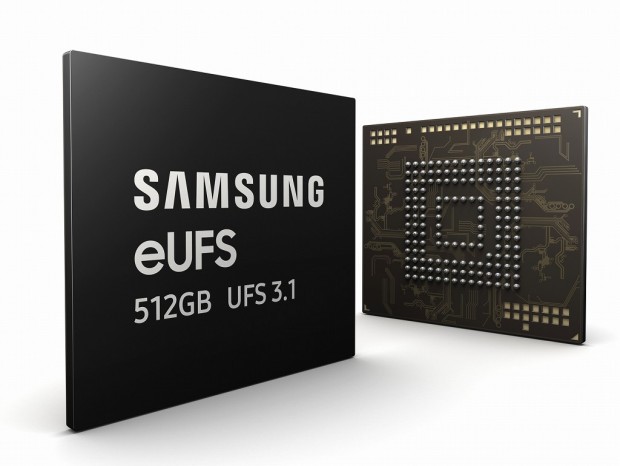 Samsung、これまでの3倍速いスマホ向けストレージ「512GB eUFS 3.1」量産開始