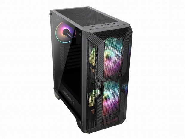 200mm ARGBファン搭載のフロントメッシュミドルタワー、ABKONCORE「H600X SYNC」