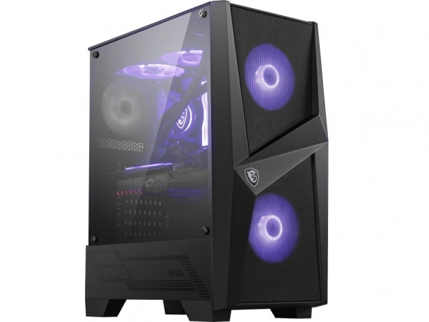 RGBファンとRGBハブを搭載したゲーミングミドルタワー、MSI「MAG FORGE 100M」