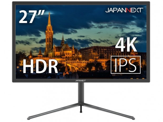 HDR対応の27型4K IPS液晶ディスプレイ、JAPANNEXT「JN-IPS2700SUHDR」