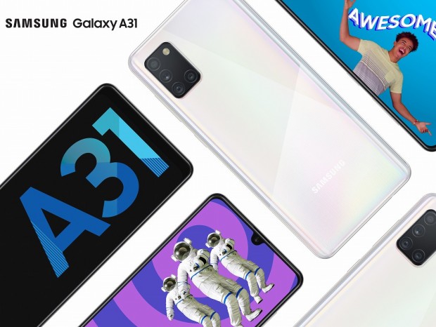 Samsung、4眼カメラ＆5,000mAhバッテリー内蔵のミドルスマホ「Galaxy A31」