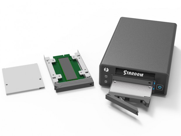 2台のNVMe M.2 SSDを搭載できる2ベイリムーバブルストレージ、STARDOM「MS2-TB3」 - エルミタージュ秋葉原