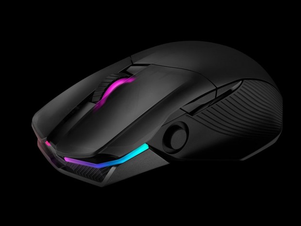 ワイヤレス充電対応、ジョイスティックも備えたゲーミングマウス「ROG Chakram」来週発売