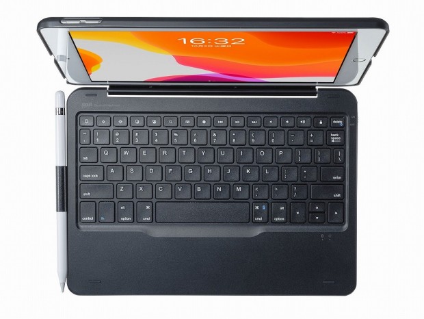サンワサプライ、10.2型iPadをノートPC風に使えるケース付きBluetoothキーボード発売