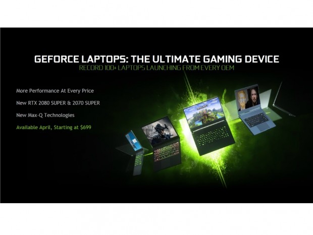 NVIDIA、ノートPC向け新型グラフィックスチップ「GeForce RTX 20 SUPER」シリーズ