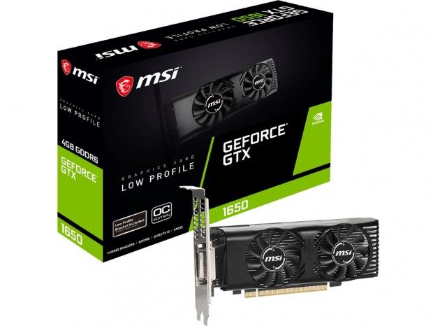 MSI、ロープロ対応「GeForce GTX 1650 D6 LP」などGDDR6版GTX 1650計8 