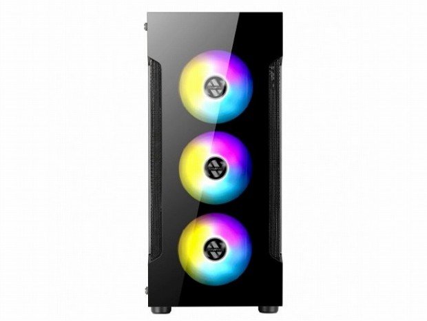 X2、RGBファン標準装備の2面ガラスミドルタワー「ABKONCORE T250」