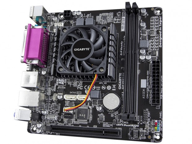 AMDの省電力APU E1-6010搭載のMini-ITXマザーボード、GIGABYTE「GA-E6010N」