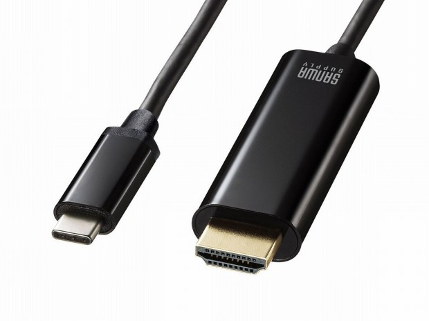 講義やプレゼン向け。Type-CをHDMIに変換する「KC-ALCHDRA20」など変換ケーブル2製品