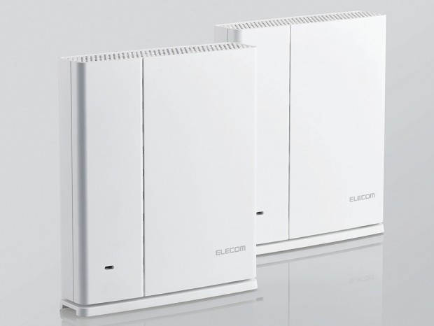 エレコム、メッシュルーターのスターターキット「WMC-2HC-W」を約2万円で発売