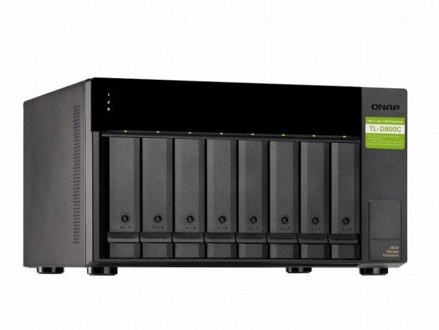 QNAP、Type-C接続のNAS拡張用エンクロージャ「TL-D800C」など2製品