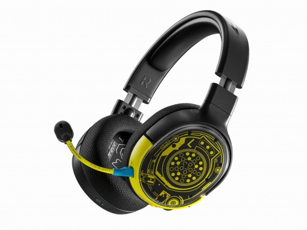 SteelSeries、Cyberpunk 2077コラボ仕様のワイヤレスヘッドセット「Arctis 1 Wireless」
