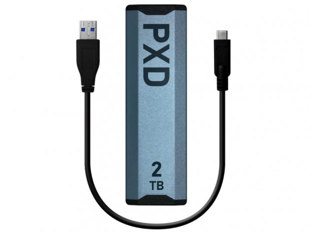 NVMe SSD採用のUSB3.2 Gen.2 Type-CポータブルSSD、Patriot「PXD」シリーズ