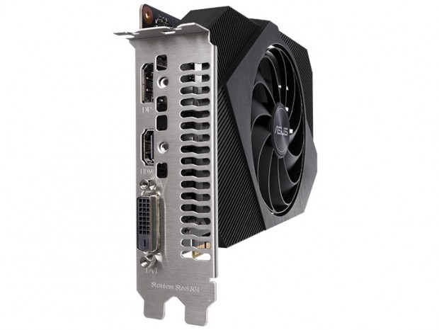 Mini-ITXサイズのGDDR6版GTX 1650、ASUS「PH-GTX1650-O4GD6」