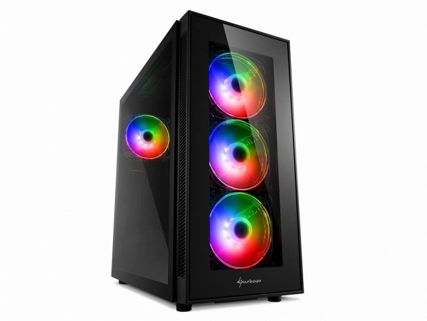 アドレサブルRGBファン4基を備えたミドルタワー、Sharkoon「TG5 pro RGB」国内発売