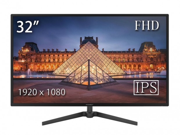 IPS-ADSパネル採用の32型フルHD液晶ディスプレイ、JAPANNEXT「JN-IPS3202FHD」