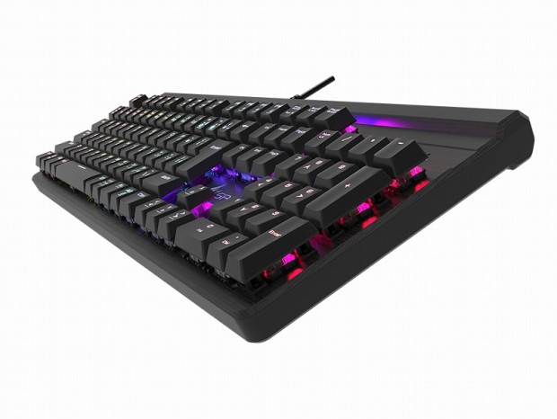 恵安、Outemu青軸搭載のRGBゲーミングキーボード「GX-KB01K-BRGB」発売