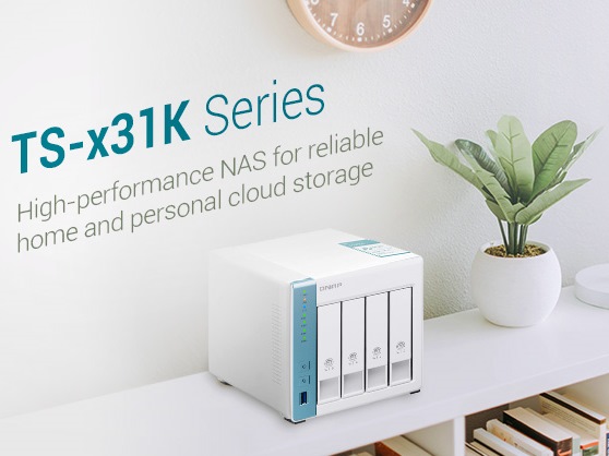 1.7GHzクアッドコアSoC搭載のホームユースNAS、QNAP「TS-x31K」シリーズ
