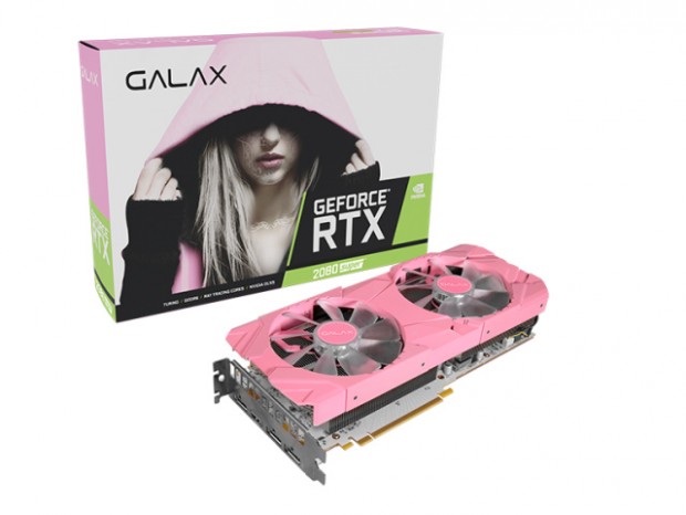 GALAX、全身ピンクのGeForce RTX 2070/2080 SUPER「PINK Edition」シリーズ