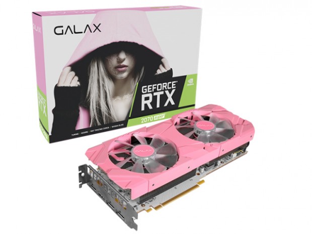 GALAX、全身ピンクのGeForce RTX 2070/2080 SUPER「PINK Edition」シリーズ