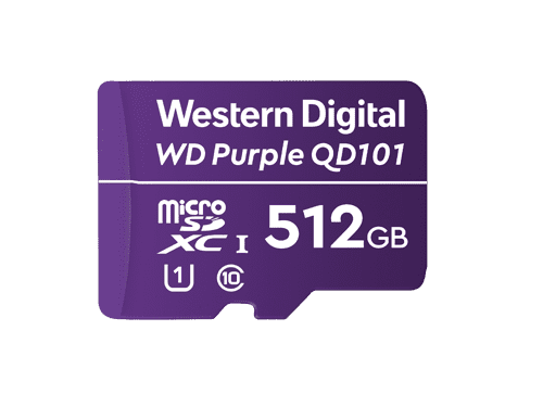 Western Digital、年中無休の録画に対応する高耐久microSD「WD Purple SC QD101」