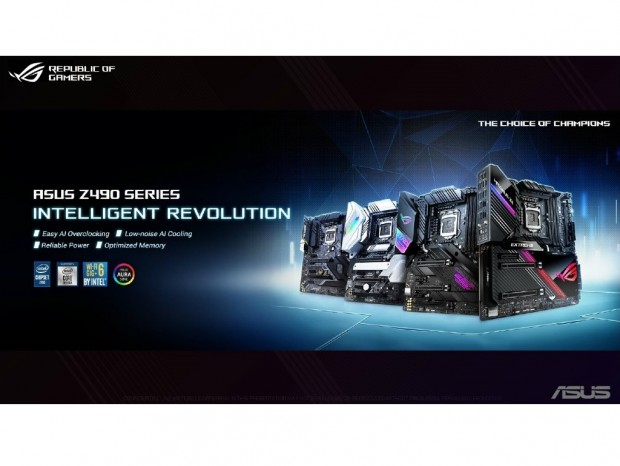 ASUS、AI機能を強化した第10世代Coreシリーズ対応Intel Z490マザーボード発表