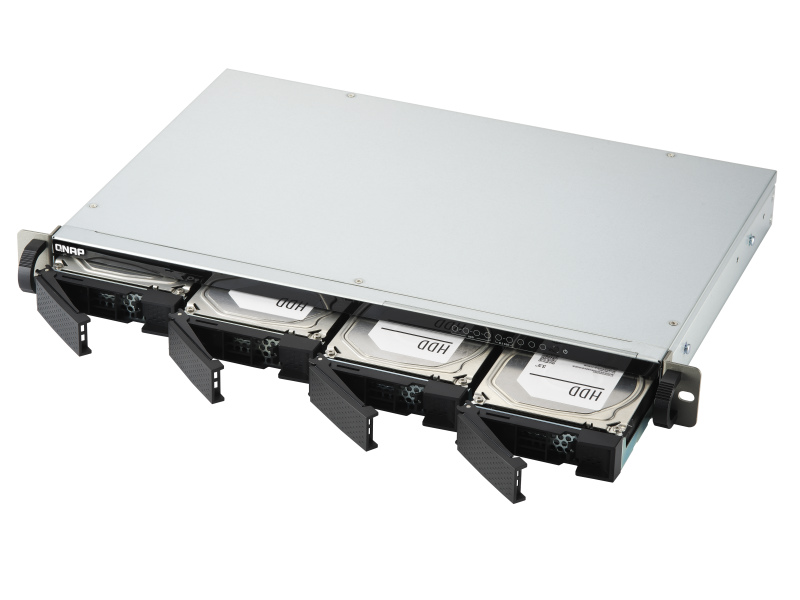QNAP TS-1264U-RP 1U ラックマウントNAS QNAP TS-464U-8G 4ベイ 1U ラック