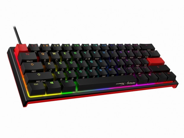 HyperX、短接点スイッチを搭載した60％サイズキーボード「HyperX x Ducky One 2 Mini」