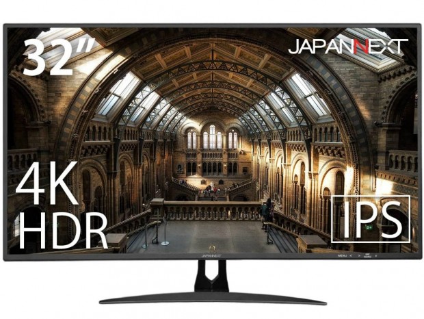 JAPANNEXT、USB Type-C搭載の32型4K HDR液晶「JN-IPS320CUHDR-N」