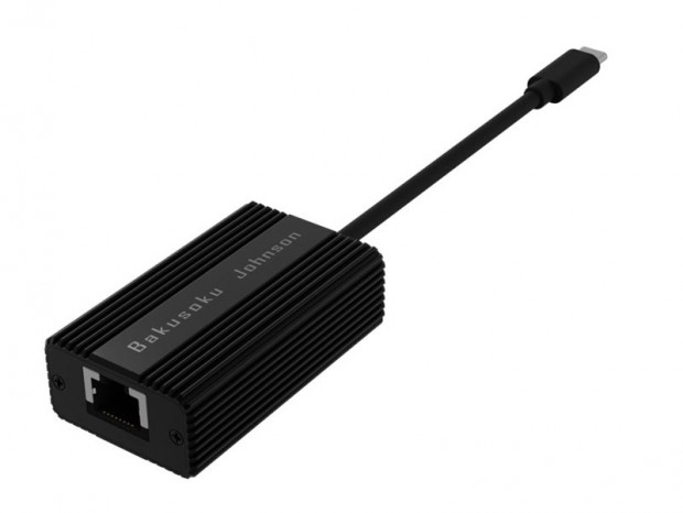 USB Type-C接続の2.5ギガビットLANアダプタ、エアリア「Bakusoku Johnson」