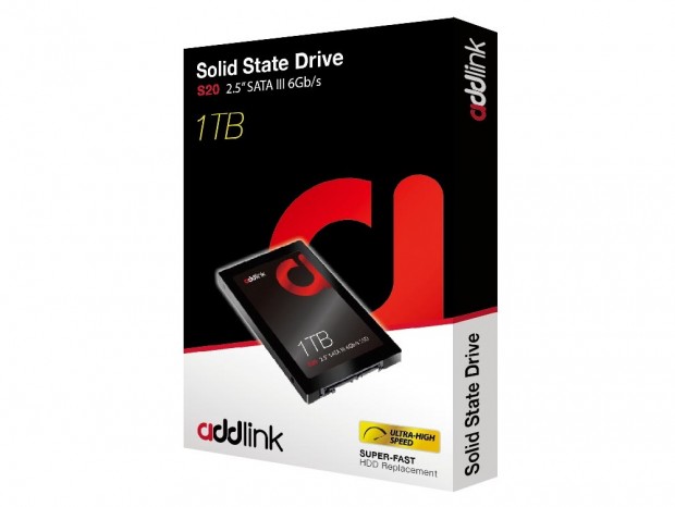 MTBF200万時間の2.5インチSATA3.0 SSD、Addlink「S20M」シリーズ
