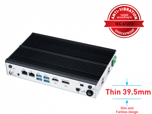 厚さ40mm以下のDINレール対応超薄型PC、MSI「MS-9A77/MS-9A97」