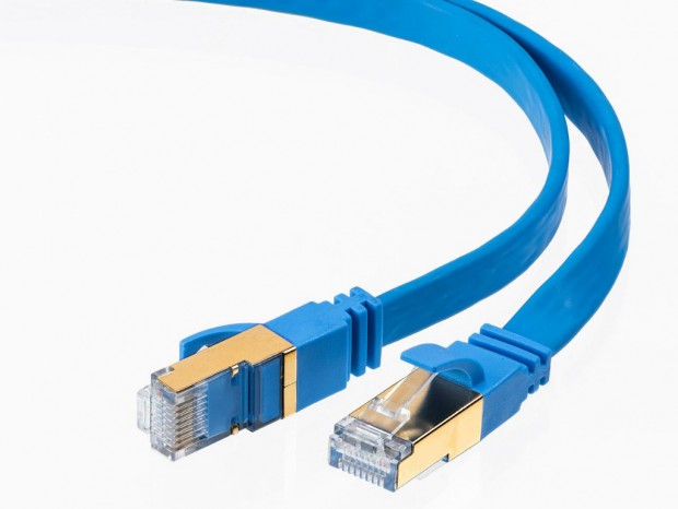 サンワダイレクト、40ギガビットLANに対応するカテゴリー8フラットLANケーブル発売