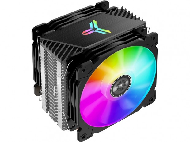120mm RGBファンを2基搭載するサイドフローCPUクーラー、JONSBO「CR-1000 PLUS」