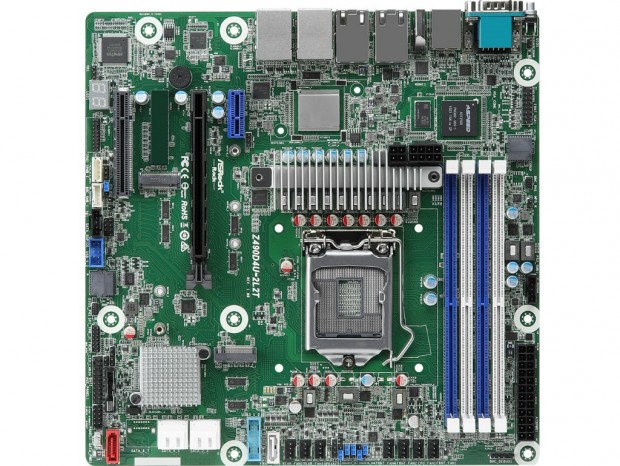 デュアル10G LAN対応のZ490 MicroATXマザー、ASRock Rack「Z490D4U-2L2T」
