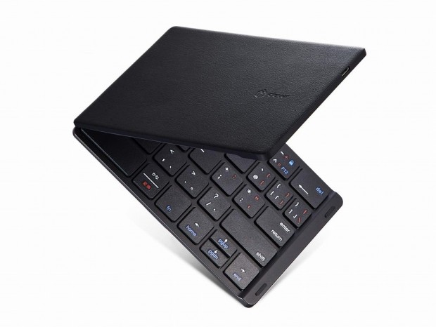 薄型ベゼルで打ちやすい、iCleverの折りたたみBluetoothキーボード「IC-BK06Mate」