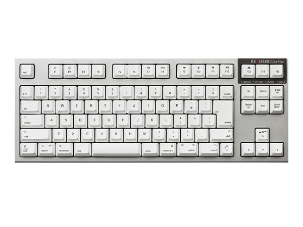PFU、東プレ「REALFORCE for Mac」のPFU限定仕様モデルを税込31,350円で発売