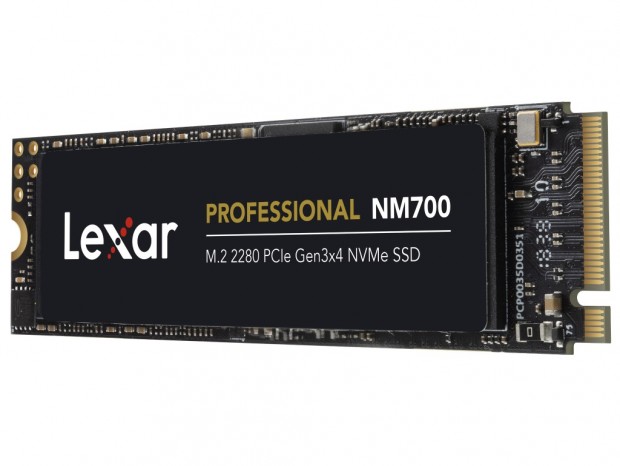 最高3,500MB/secのクリエイター向けNVMe M.2 SSD「Lexar Professional NM700」