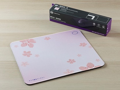 桜デザインのゲーミングマウスパッド、Cooler Master「Masteraccessory MP510-PINK」